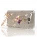 Samsung Galaxy S7 Edge - Handmade Butterfuly Bling Bling Crystal Hard Protective Phone Cover Case